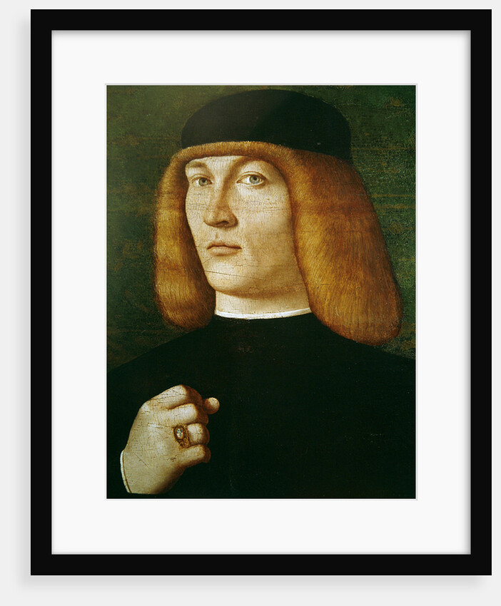 Portrait of a young man by Gentile Bellini