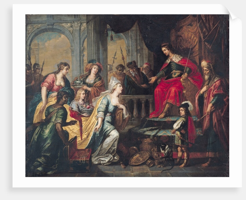 The Queen of Sheba before Solomon by Peter van Lint