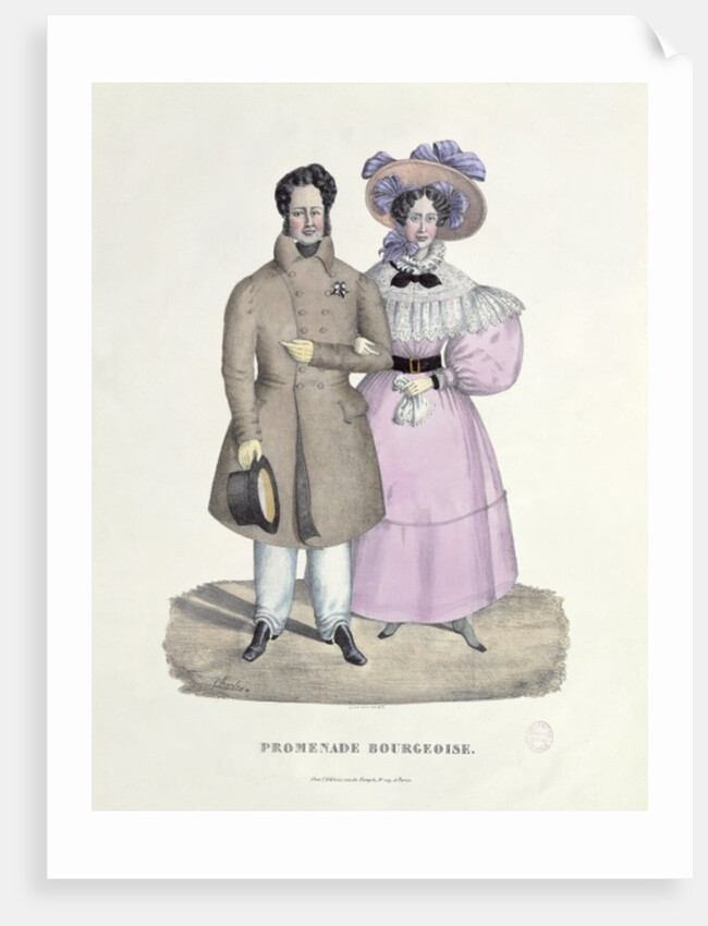 Promenade Bourgeoise by Charles Philipon