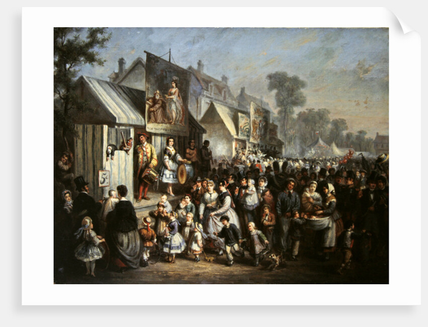 A fete at Saint-Cloud during the Second Empire by Edouard Vaumort