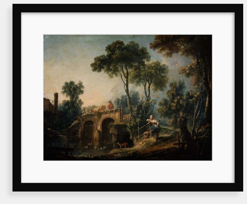 The Bridge, 1761 by Francois Boucher