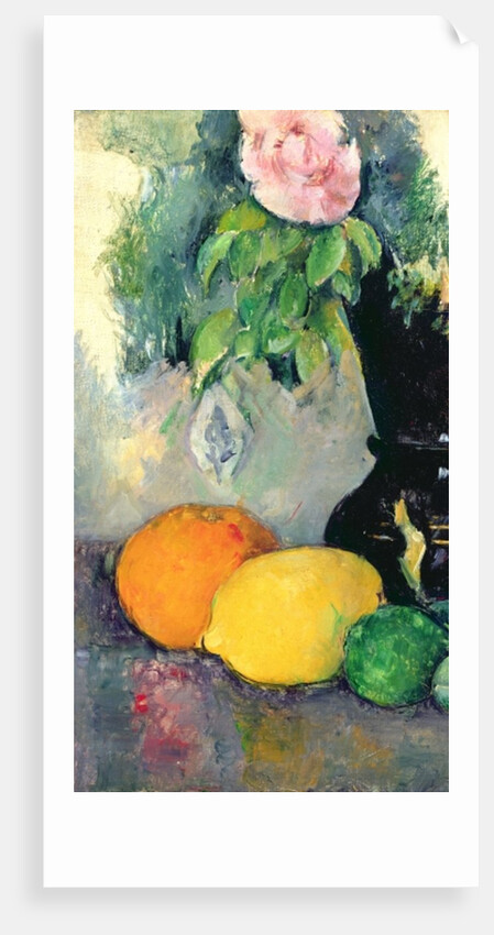 Flowers and fruits, c.1880 by Paul Cezanne