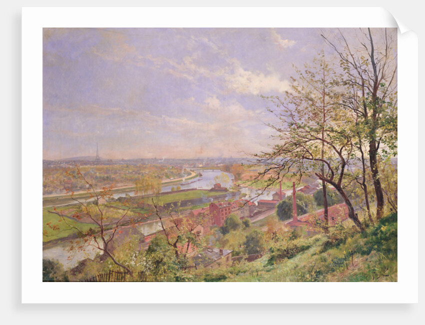 View of Boulogne sur Seine, c.1900 by Louis Tauzin