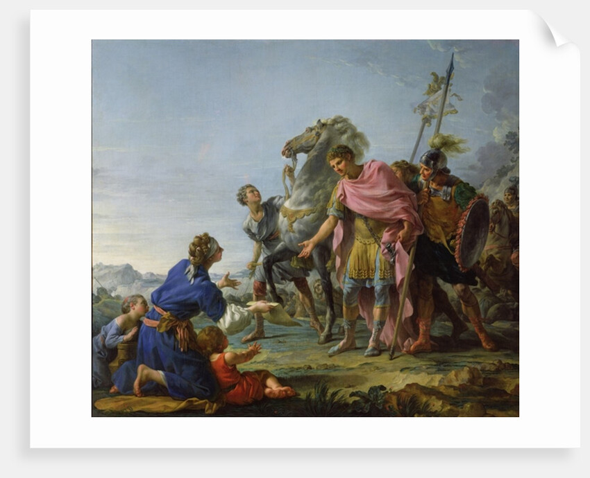 Trajan Showing Mercy, 1765 by Noel Halle