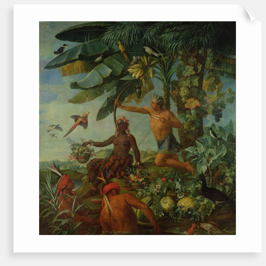 The Indian Hunter and Fisherman, 1741 by Alexandre-Francois Desportes