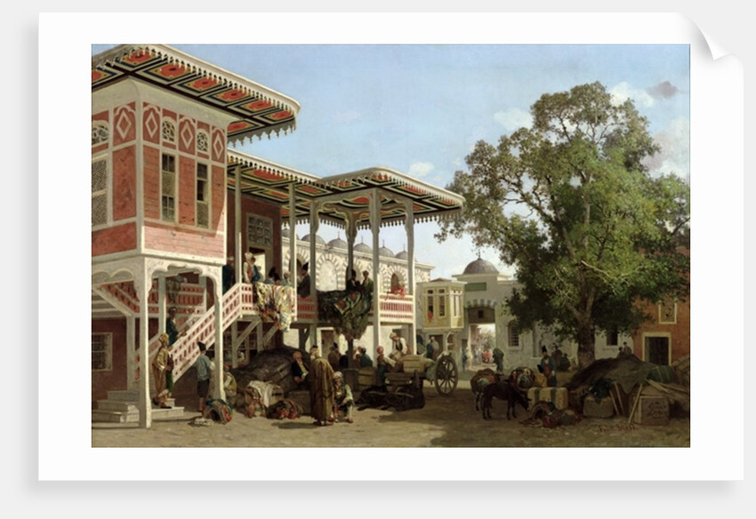 A Caravanserai in Trebizond by Fabius Brest