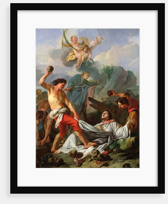 Martyrdom of St. Stephen, 1745 by Jean Baptiste Marie Pierre