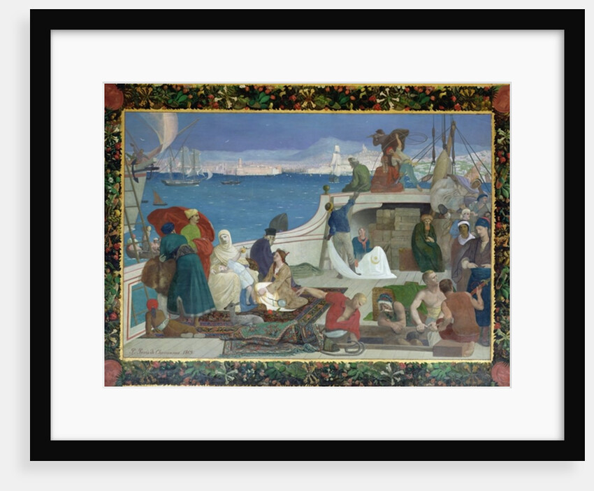 Marseilles, Gate to the Orient, 1869 by Pierre Puvis de Chavannes