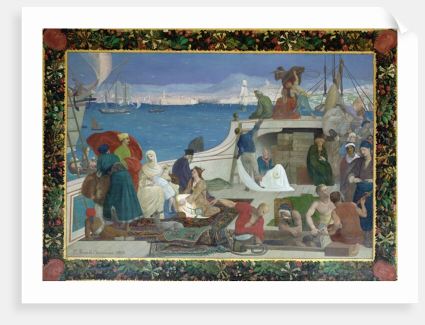 Marseilles, Gate to the Orient, 1869 by Pierre Puvis de Chavannes