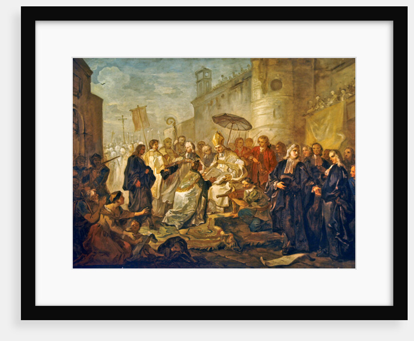The Solemn Entry of Monseigneur Nicolas-Joseph de Paris as Bishop of Orleans in 734, 1745 by Charles Joseph Natoire