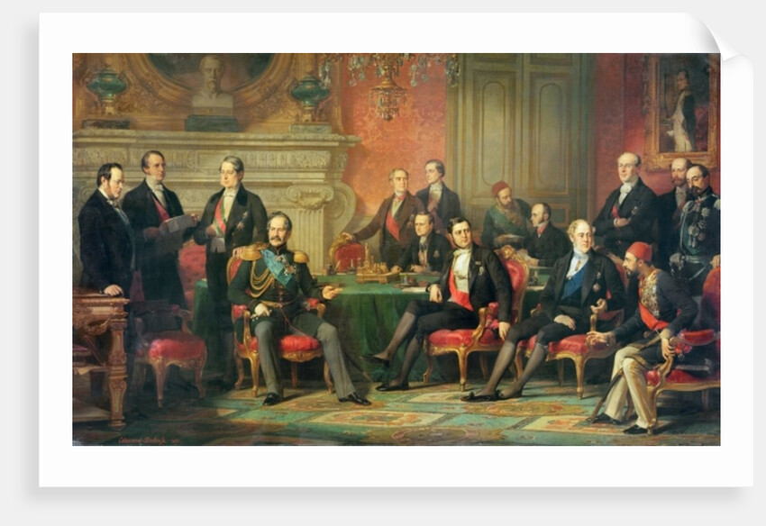 The Congress of Paris, 25 February to 30 March, 1856 by Edouard Louis Dubufe