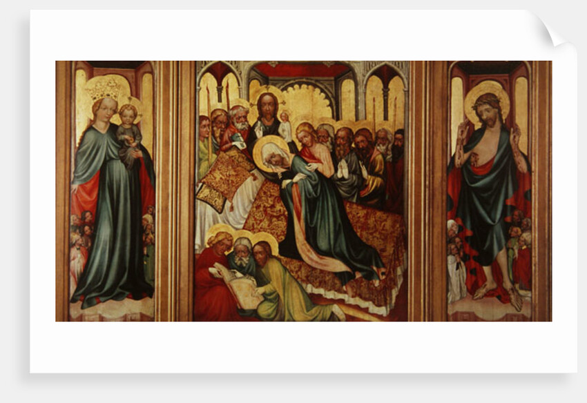 Roudnice Triptych, c.1400-10 by Czech School