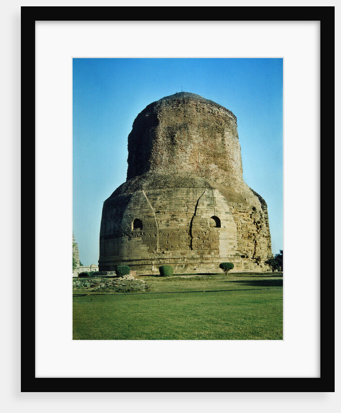 View of Dhamekh Stupa by Anonymous