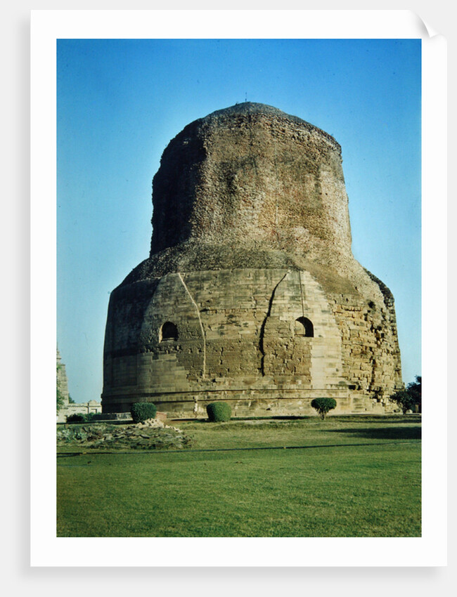 View of Dhamekh Stupa by Anonymous