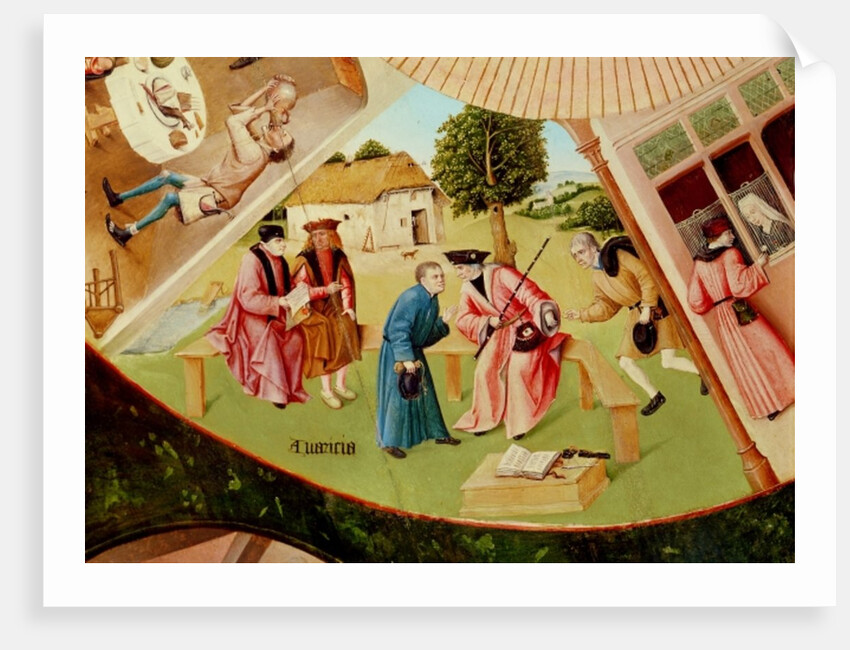 Greed by Hieronymus Bosch