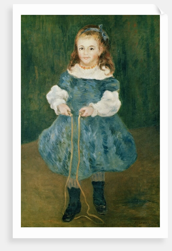 Girl with a skipping rope, 1876 by Pierre Auguste Renoir