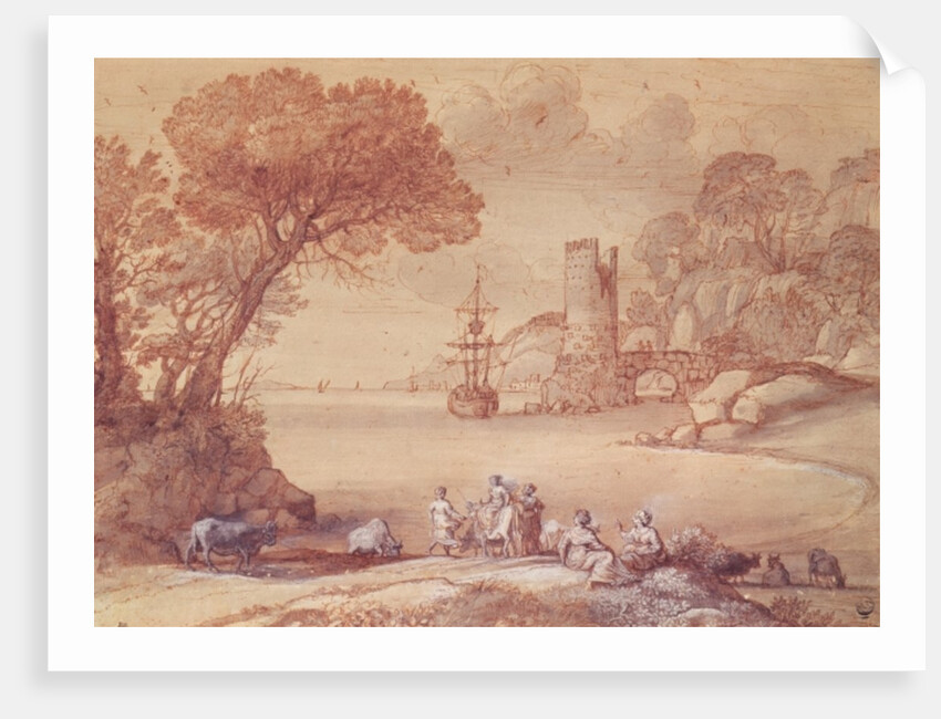 The Rape of Europa, 1655 by Claude Lorrain