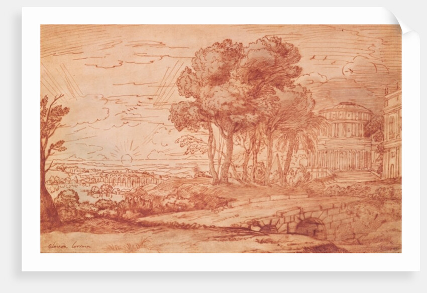 The Temple of Apollo on the island of Delos, c.1648 by Claude Lorrain (1600-82)