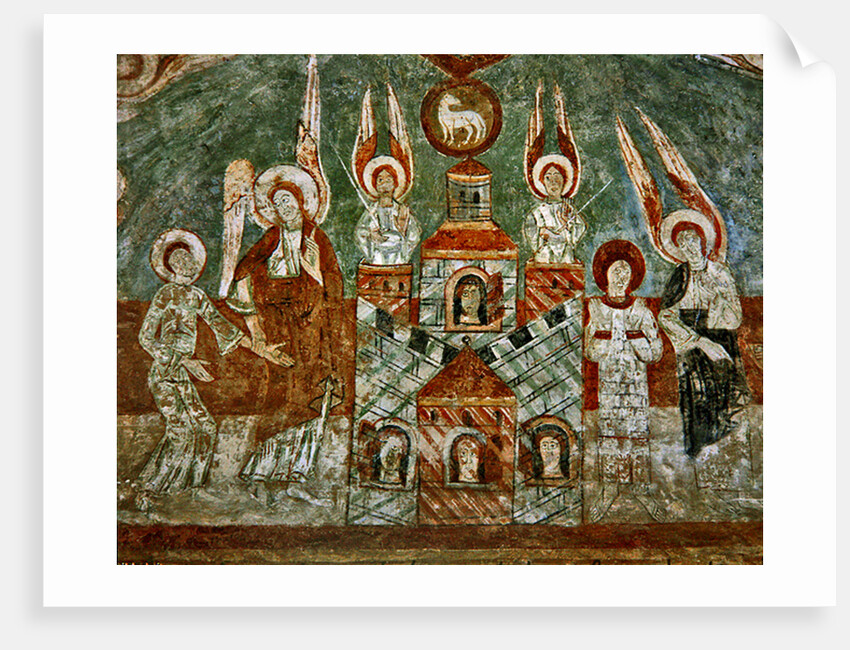The Heavenly Jerusalem, 12th century by French School