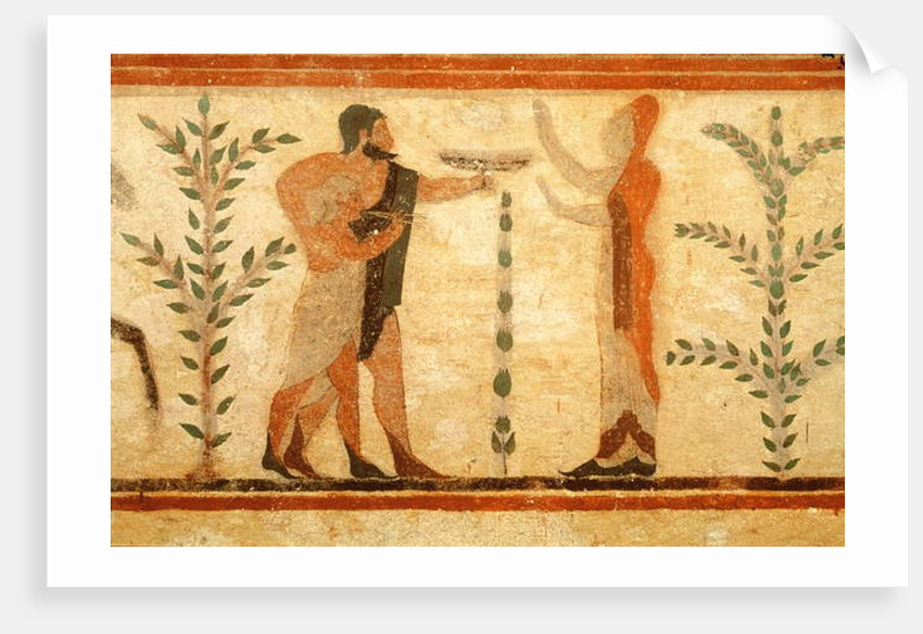 Man and child before the dead Heroisee by Etruscan