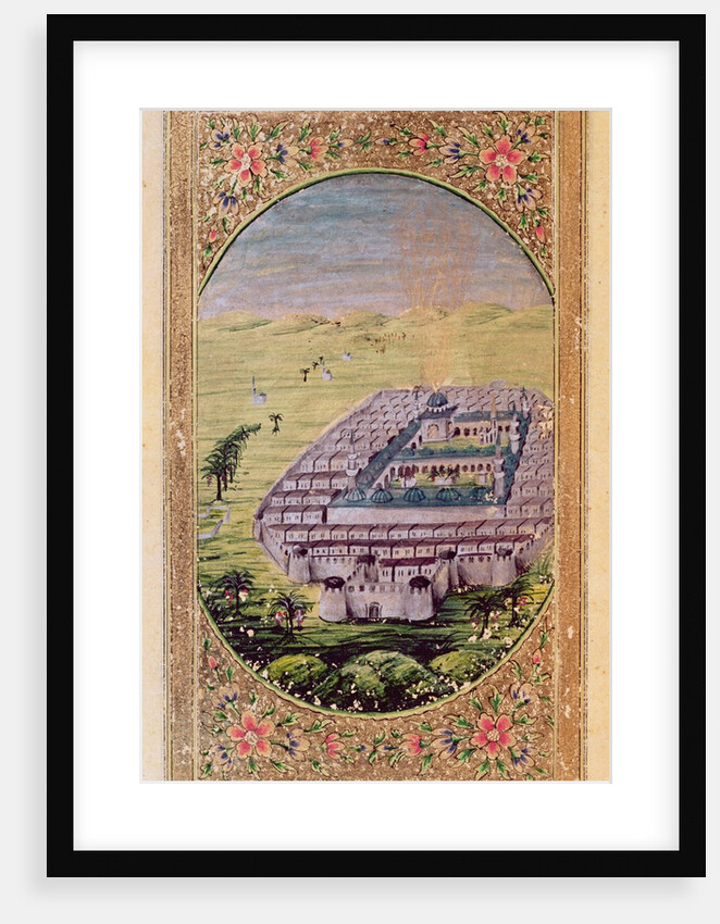 Mecca surrounded by the mountains of Arafa by Syrian School