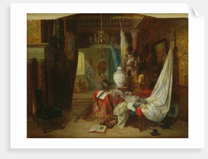 Interior, romantic bric-a-brac by Alexandre Couder
