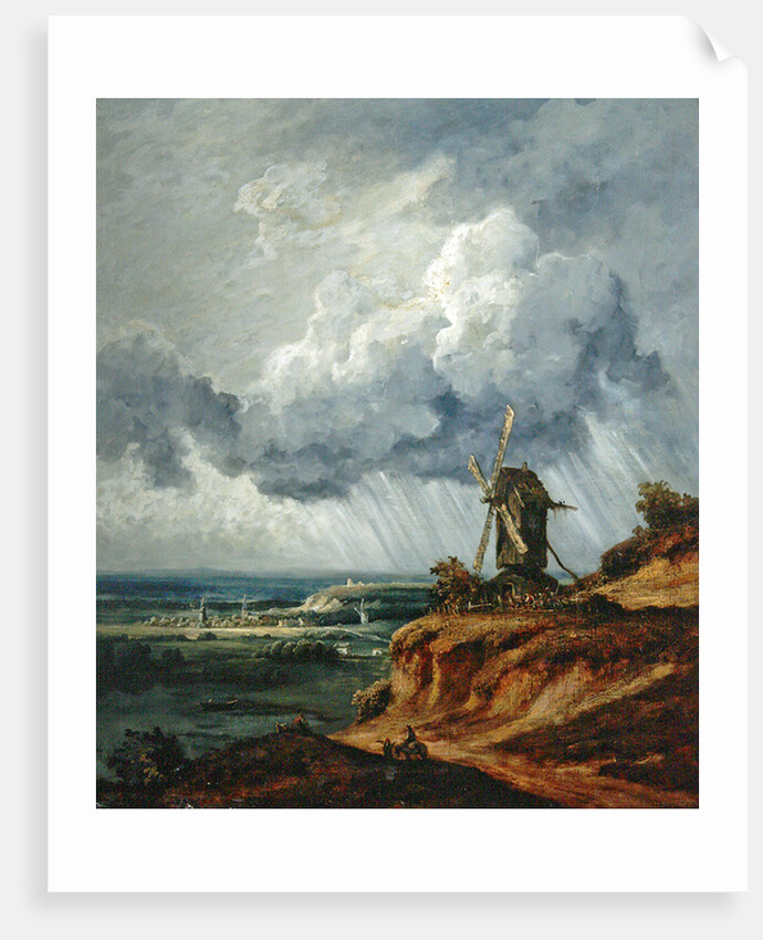 The Windmill of Argenteuil, c.1830 by Georges Michel