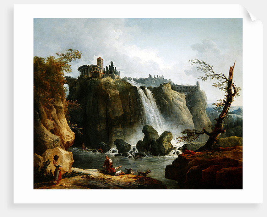 The Falls of Tivoli, 1768 by Hubert Robert