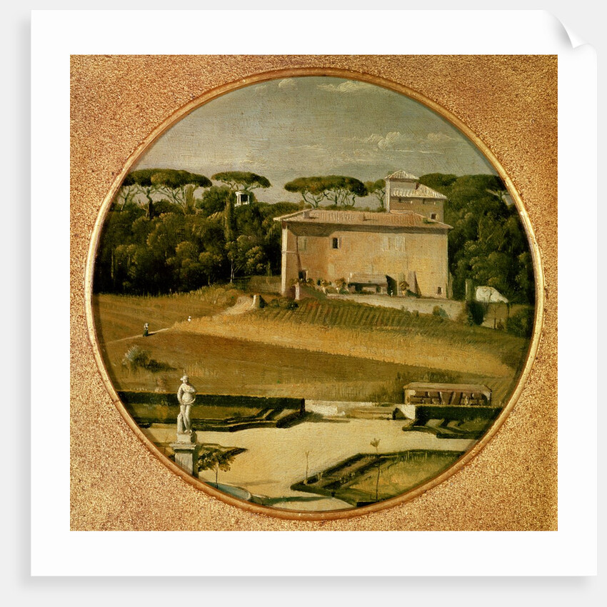 Casino of Raphael in the gardens of the Villa Borghese, Rome, 1807 by Jean Auguste Dominique Ingres