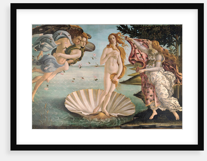 The Birth of Venus, c.1485 by Sandro Botticelli