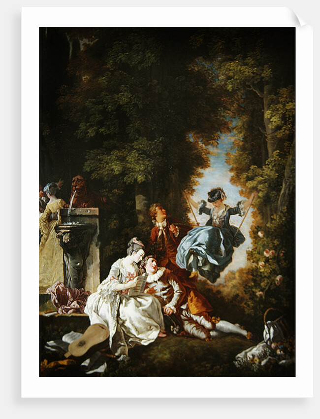 The Swing by Louis Rolland Trinquesse