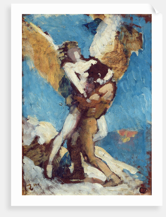 Jacob Wrestling with the Angel, c.1876 by Leon Joseph Florentin Bonnat