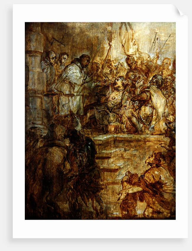 William, Duke of Aquitaine, converted by St. Bernard by Gaspar de Crayer