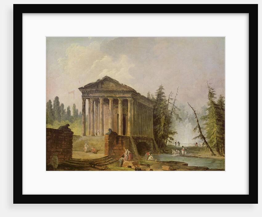 The Ancient Temple by Hubert Robert