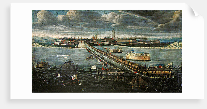 View of Dunkirk by French School