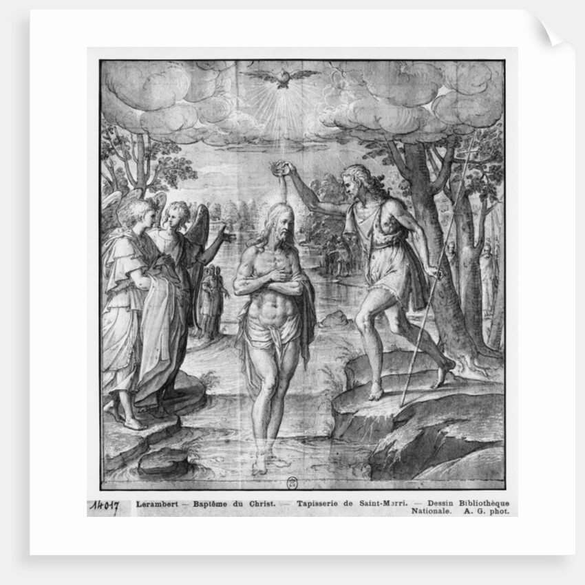 Life of Christ, Baptism of Christ by Henri Lerambert