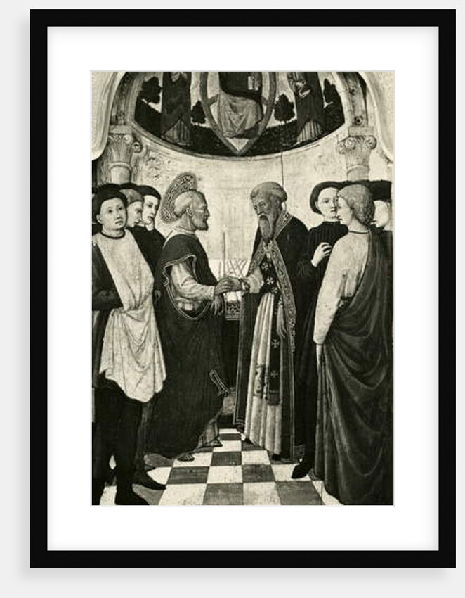 Cycle of the Life of the Virgin, Consecration of the Virgin at the Temple, c.1445 by Giovanni Francesco da Rimini