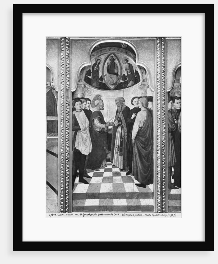 Cycle of the Life of the Virgin, St. Joseph and the pretenders, c.1445 by Giovanni Francesco da Rimini