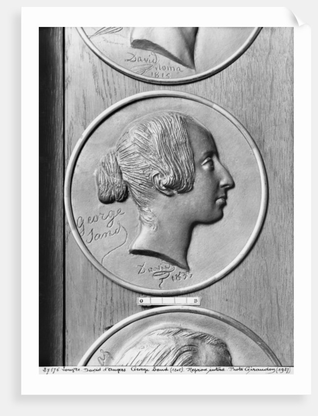 George Sand, 1833 by Pierre Jean David d'Angers