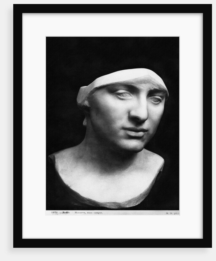 Minerva without helmet by Auguste Rodin