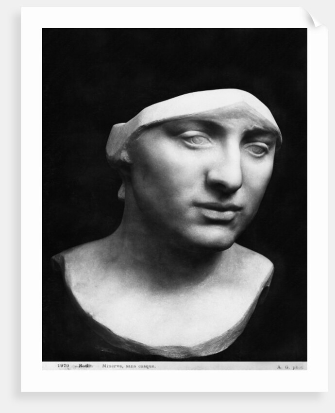 Minerva without helmet by Auguste Rodin