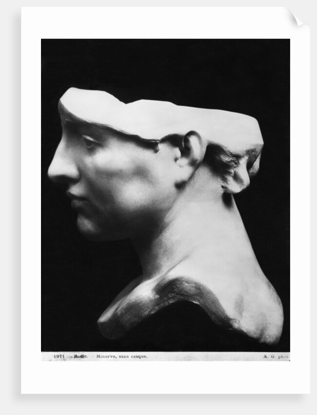 Minerva without helmet, 1896 by Auguste Rodin