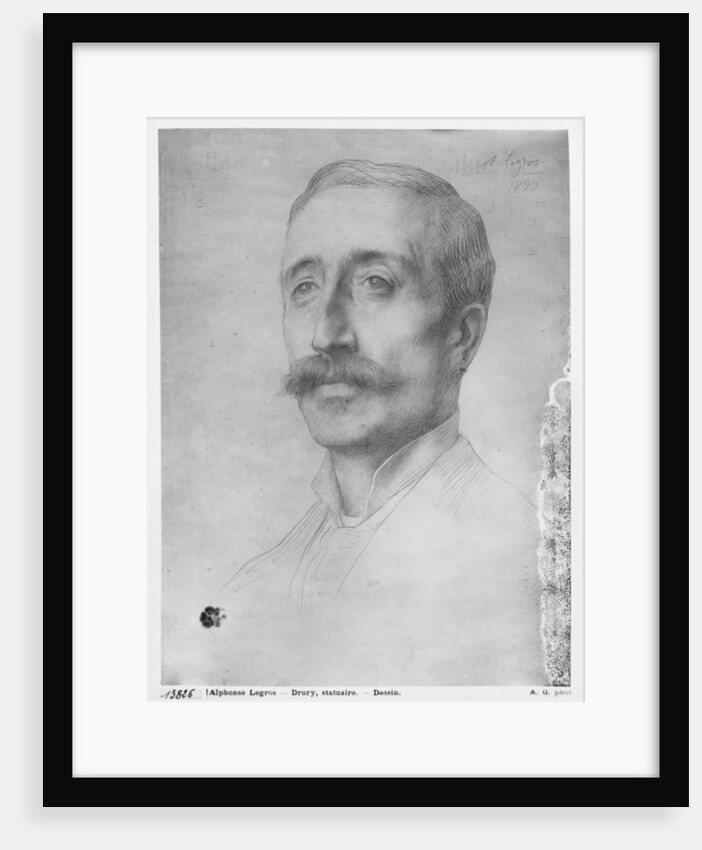 Alfred Drury, 1899 by Alphonse Legros