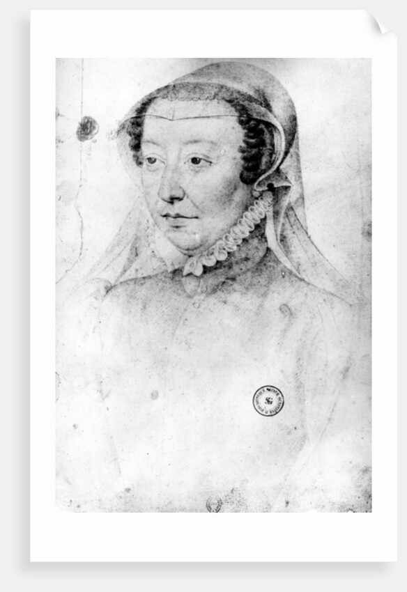 Catherine de Medici, c.1560 by Francois Clouet