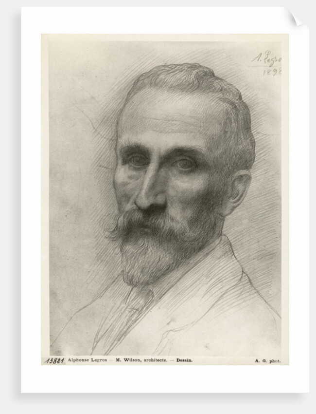 Mr Wilson, architect, 1898 by Alphonse Legros