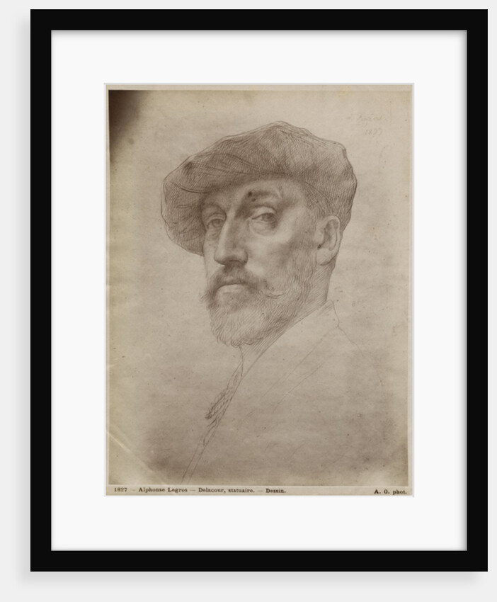 Clovis Delacoux, sculptor, 1899 by Alphonse Legros