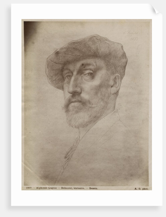 Clovis Delacoux, sculptor, 1899 by Alphonse Legros
