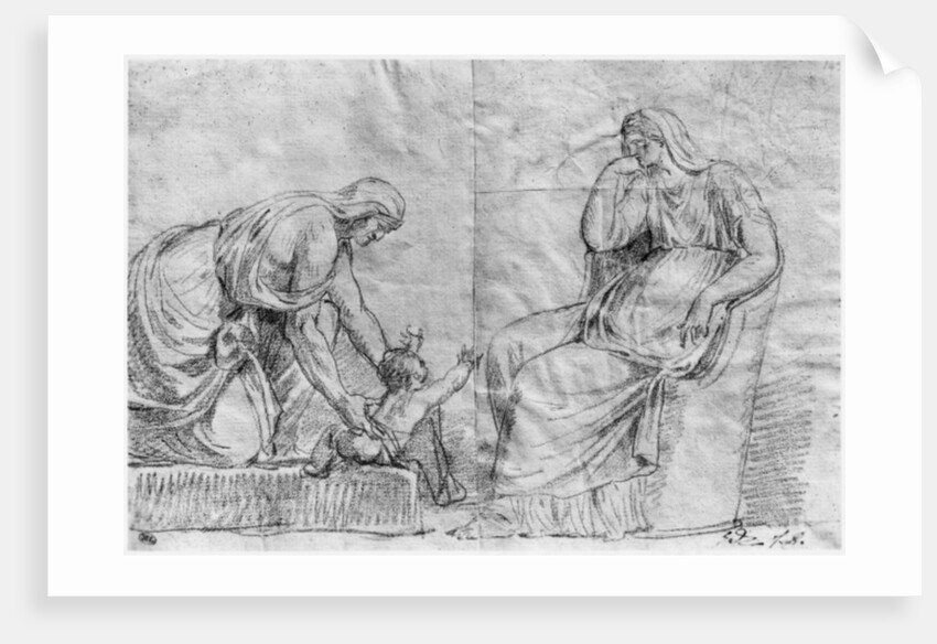 Gynaeceum scene by Jacques Louis David