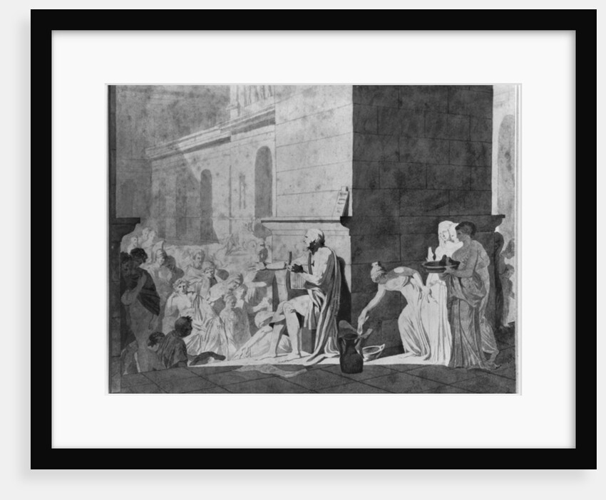 Homer reciting his poems, 1794 by Jacques Louis David