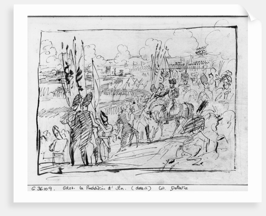 Napoleon I receiving General Mack at the surrender of Ulm on 20th October 1805 by Baron Antoine Jean Gros